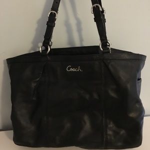 Large Coach Tote Black